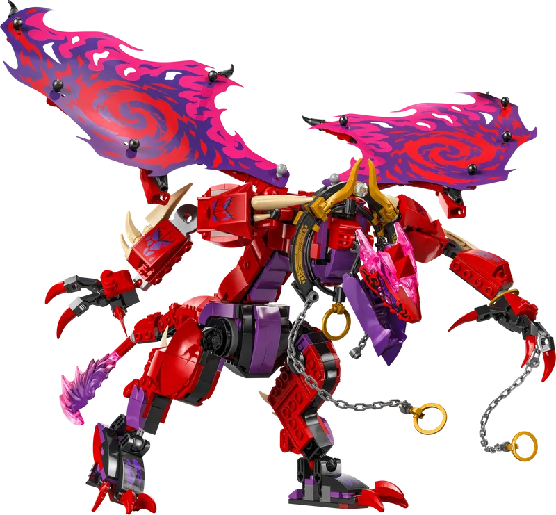 LEGO Lightning Tooth Chaos Dragon 71832 Ninjago (Pre-Order: March 2025)