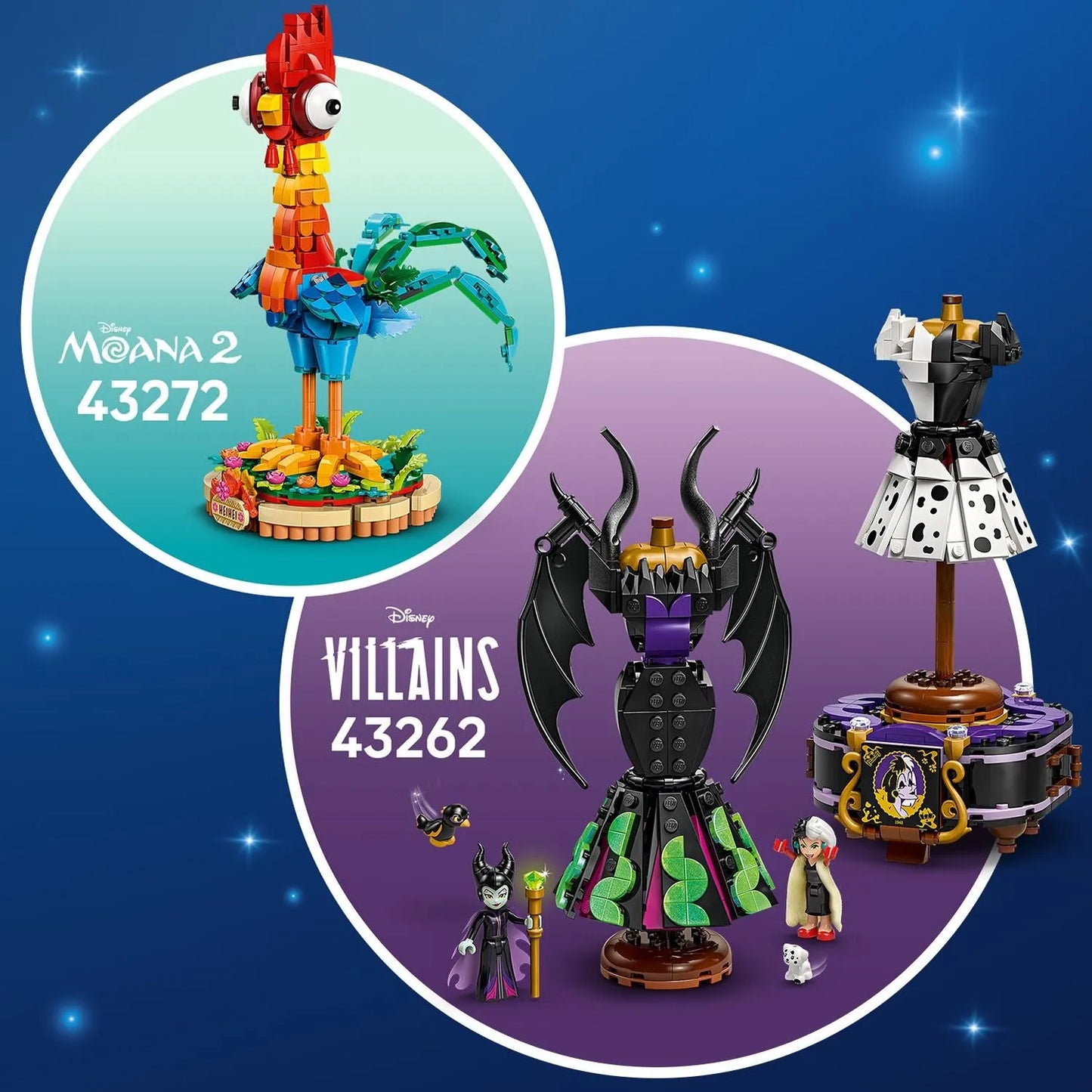 LEGO The Dresses of Maleficent and Cruella De Ville 43262 Disney (Pre-Order: March 2025)
