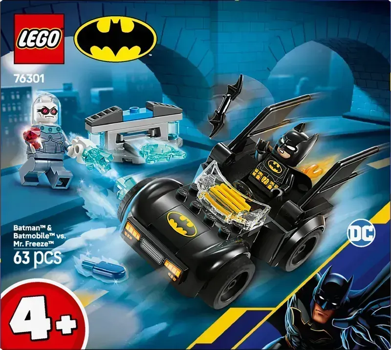 LEGO Batman & Batmobile Vs Mr. Freeze 76301 Batman (Delivery: January 2025)