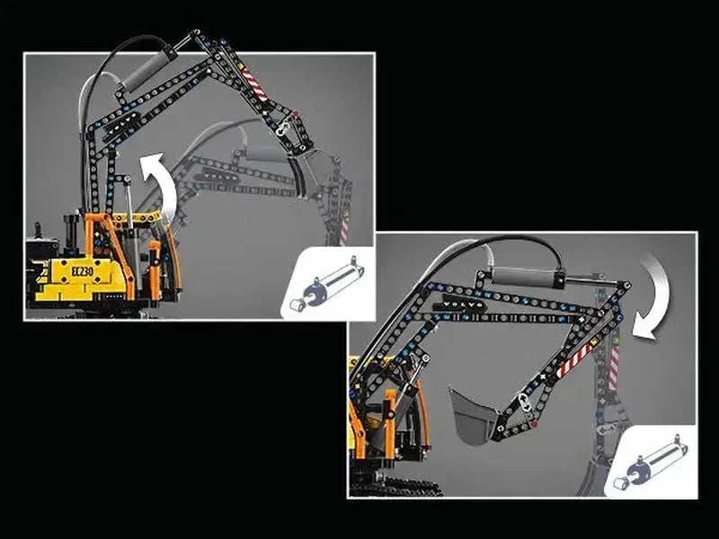 LEGO Volvo FMX Truck & EC230 Electric Excavator 42175 Technic