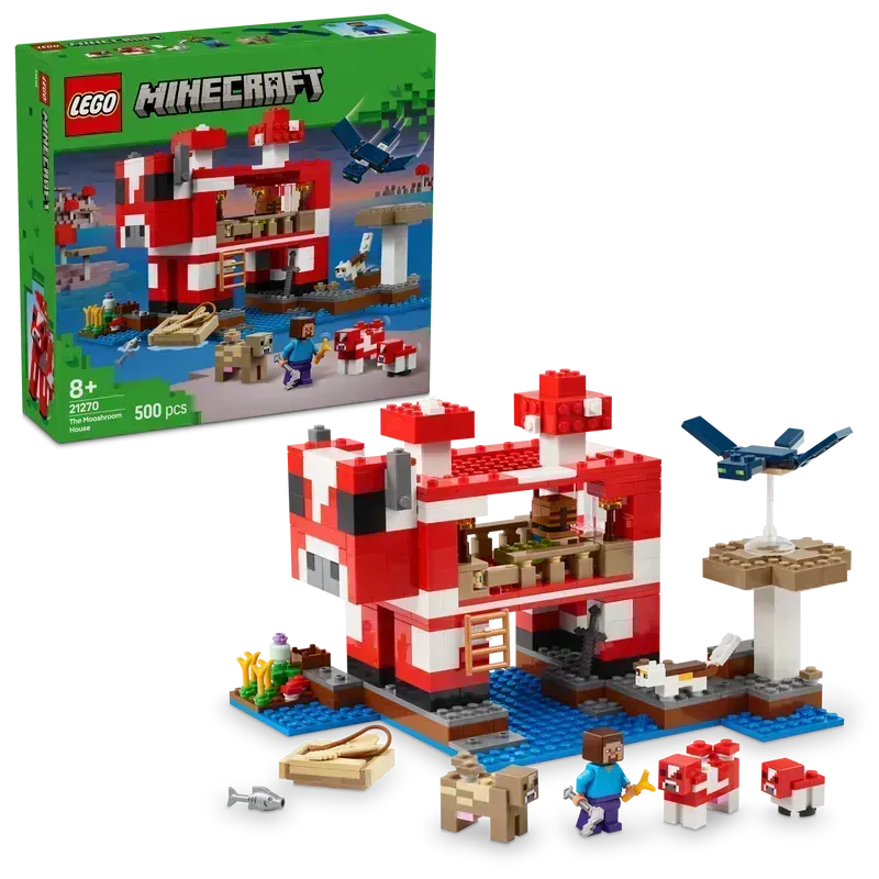 LEGO The Mushroom House 21270 Minecraft (Pre-Order: January 2025)