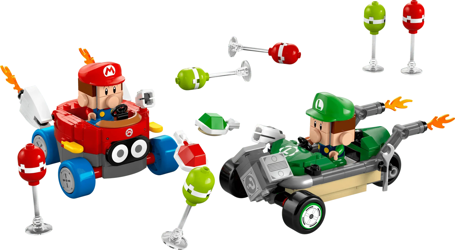 LEGO Mario Kart – Baby Mario vs. Baby Luigi 72034 SuperMario (Delivery: January 1, 2025)
