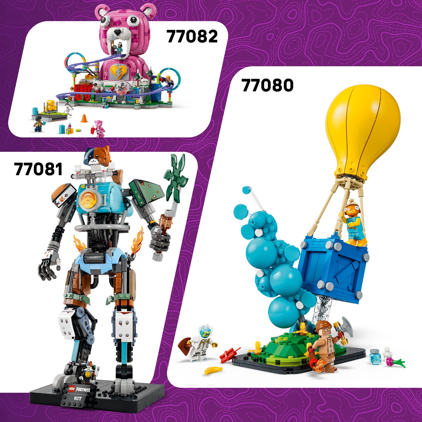 LEGO Fortnite Tomatohead Bouwpakket voor Kinderen met - Kinderkamer Decoratie - Model met Mini-Pizzarestaurant - Cadeau voor Jongens, Meisjes en Gamers vanaf 10 Jaar 77079