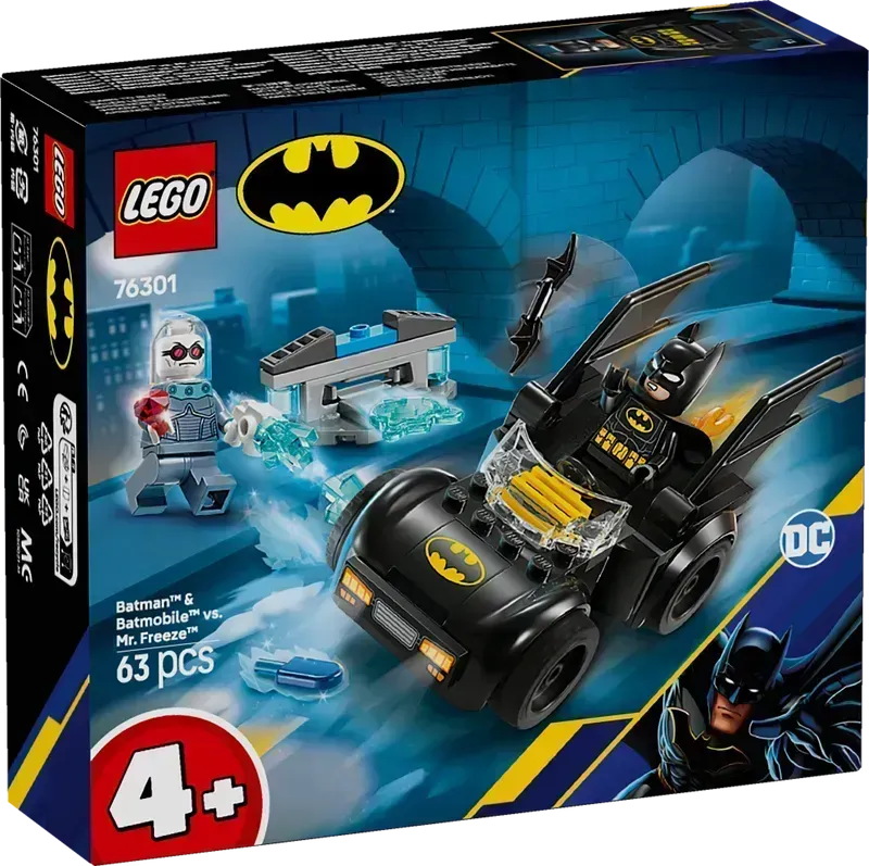 LEGO Batman & Batmobile Vs Mr. Freeze 76301 Batman (Delivery: January 2025)