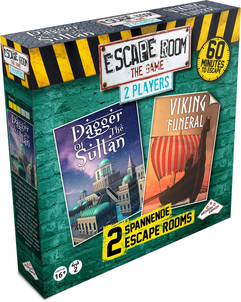 Escape Room The Game voor 2 spelers: Dagger of the Sultan/Viking Funeral