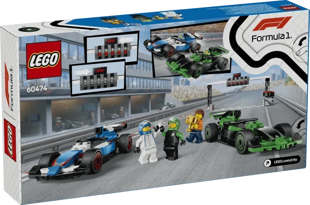 LEGO F1 Starting Line with VCARB & Sauber Formula 1 Cars 60474 City