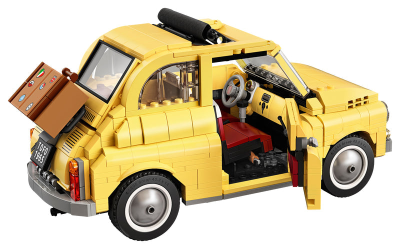 LEGO Fiat 500 yellow 10271 Creator Expert