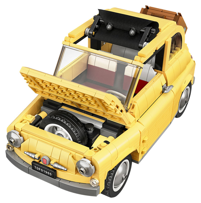 LEGO Fiat 500 yellow 10271 Creator Expert