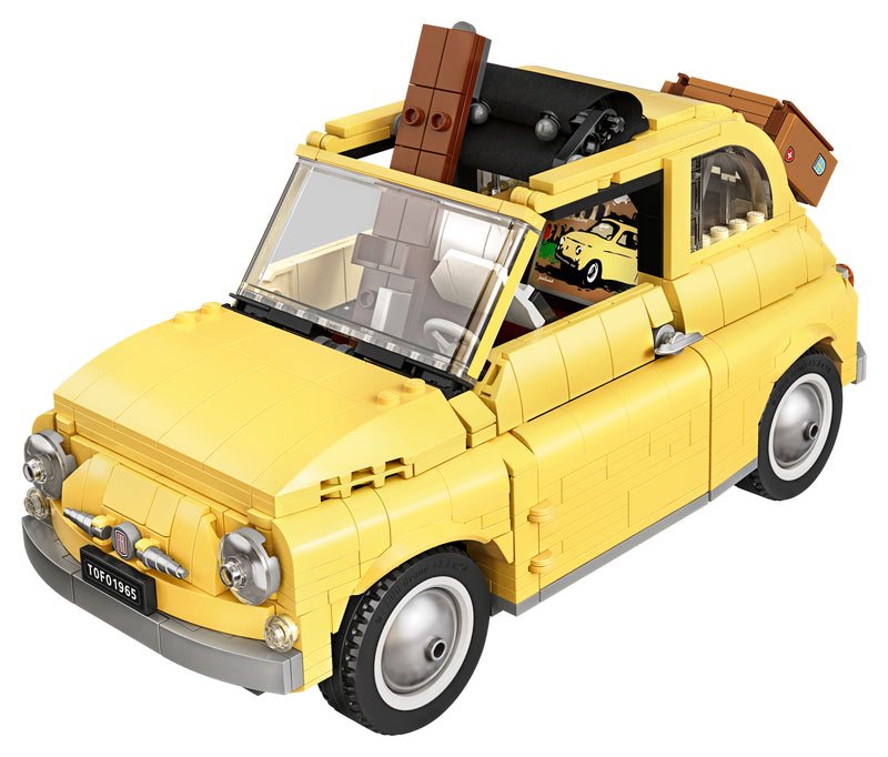 LEGO Fiat 500 yellow 10271 Creator Expert