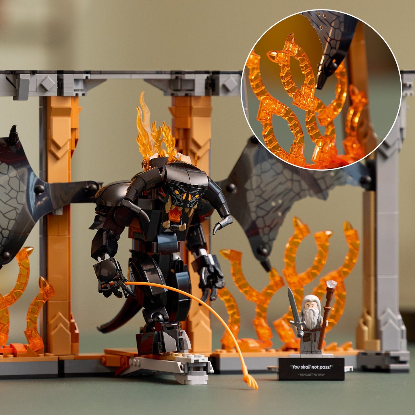 LEGO Boekensteun: The Lord of the Rings – Balrog™ 10367 Lord of the Rings
