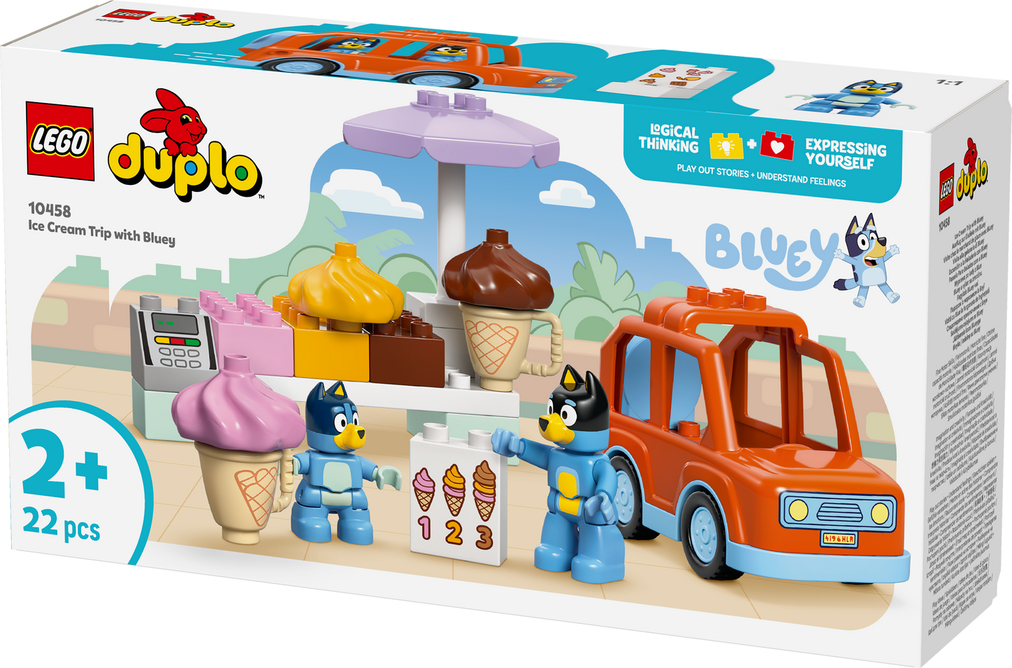 LEGO Eiscreme holen mit Bluey 10458 DUPLO Bluey (Vorbestellung: 1. August)