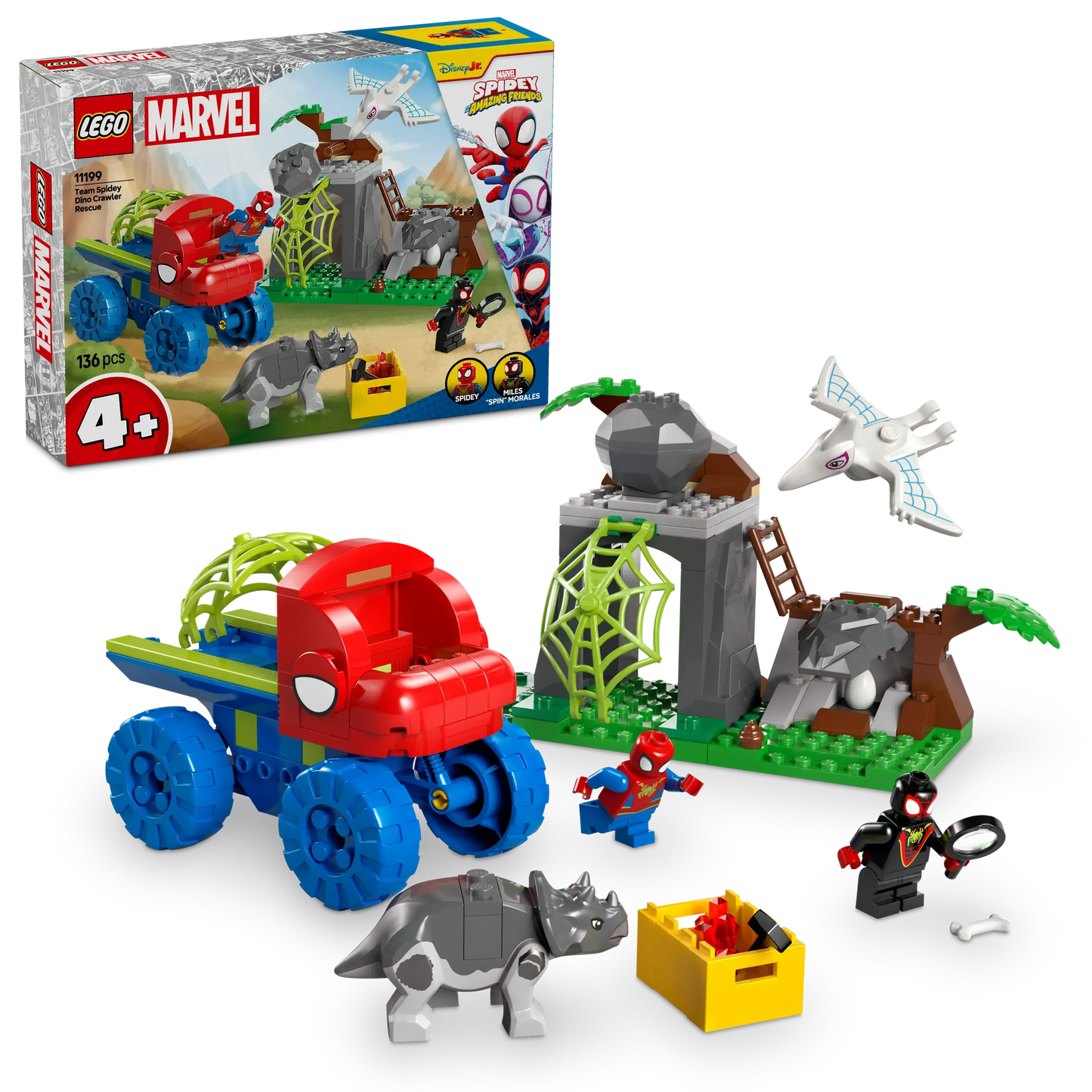 LEGO Dino Truck Rescue 11199 Spiderman (Pre-Order: January 2025)