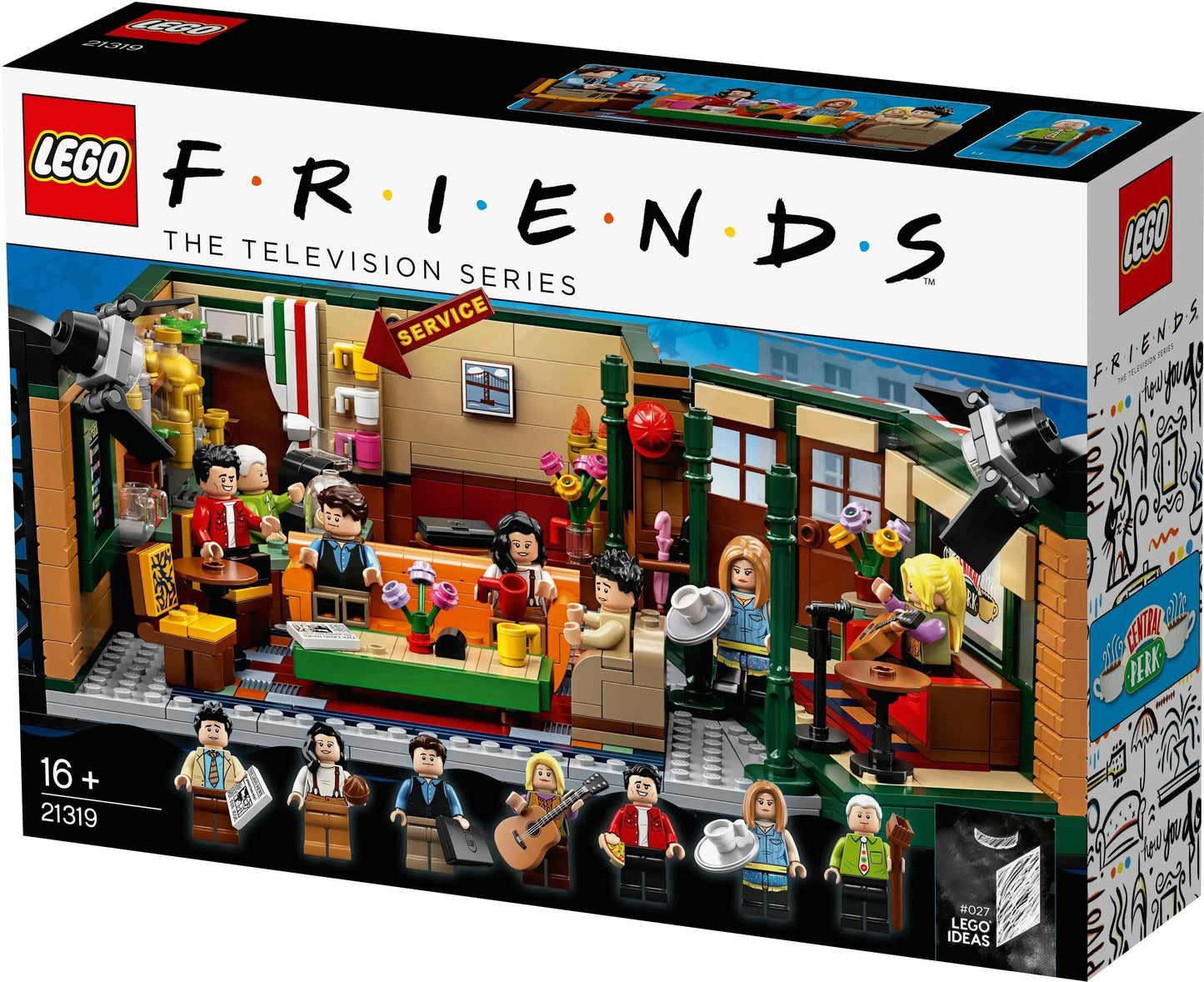 LEGO Friends Central Perk, the cafe from the Friends 21319 Ideas series