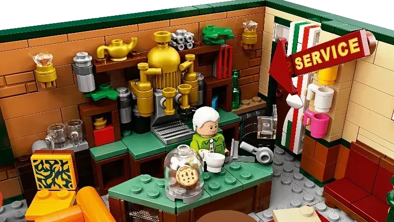 LEGO Friends Central Perk, the cafe from the Friends 21319 Ideas series