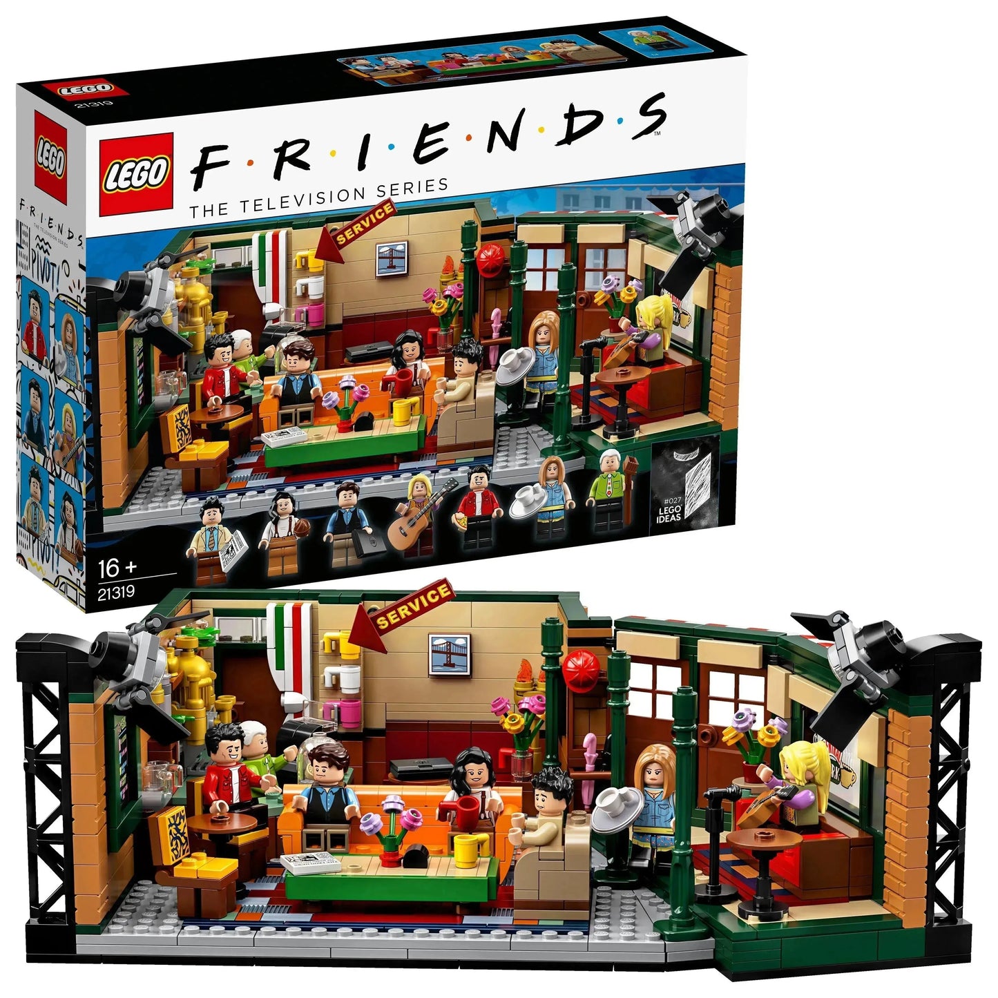 LEGO Friends Central Perk, the cafe from the Friends 21319 Ideas series