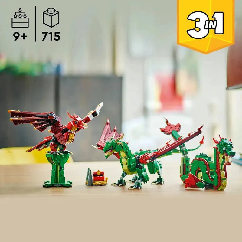 LEGO Medieval Dragon 31161 Creator 3-in-1 (Pre-Order: January 2025)