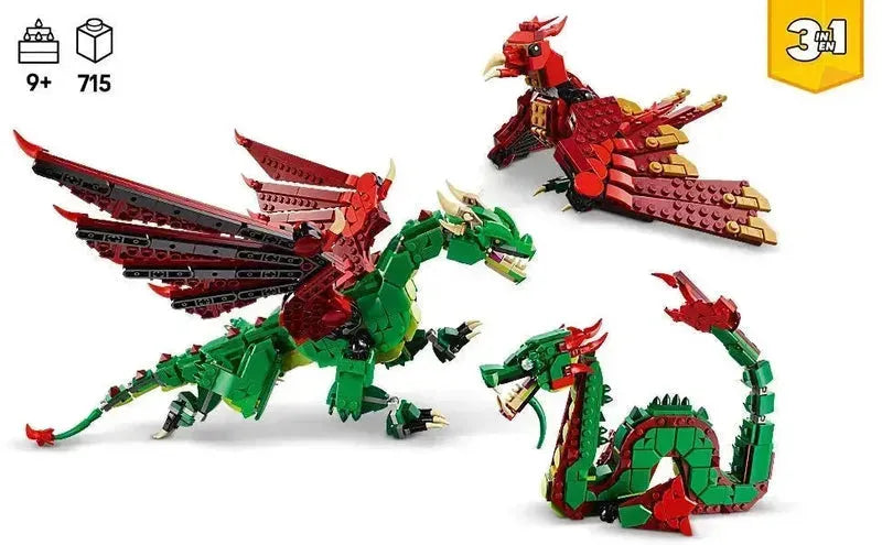 LEGO Medieval Dragon 31161 Creator 3-in-1 (Pre-Order: January 2025)