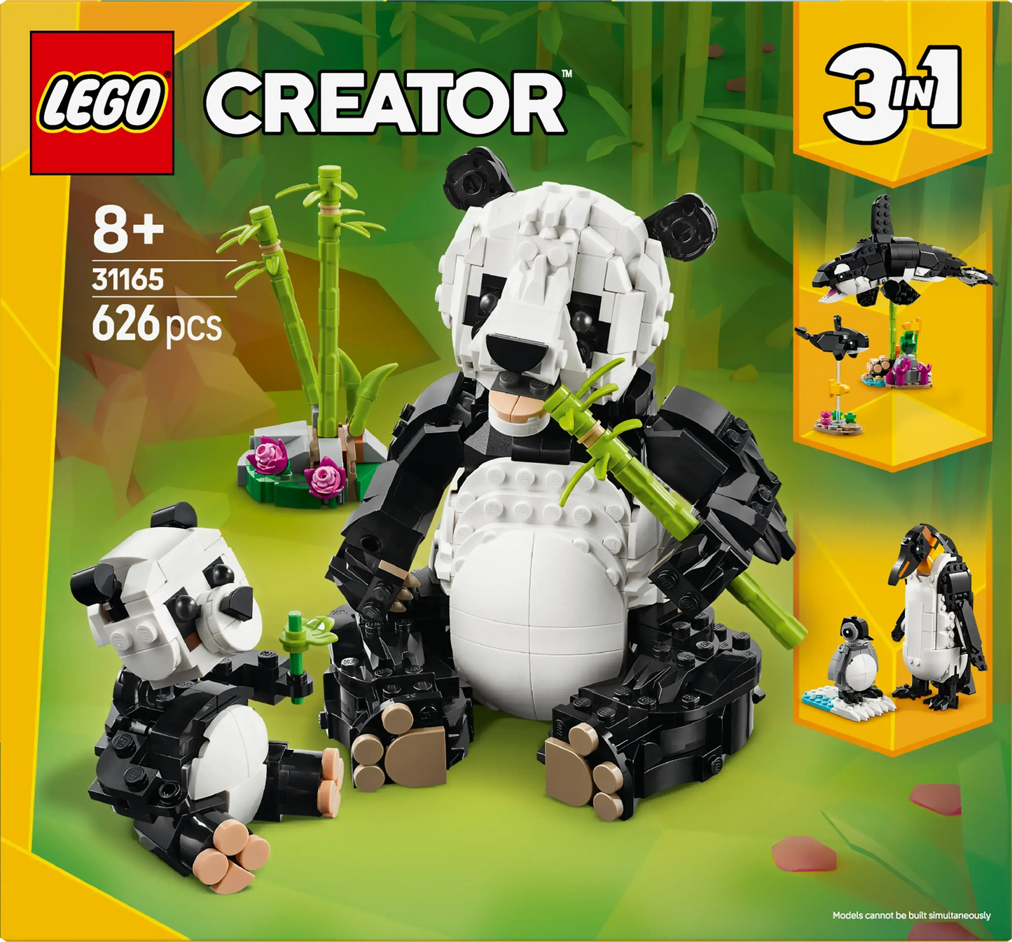LEGO Wild Animals: Panda Family 31165 Creator 3-in-1 (expected: January 2025)