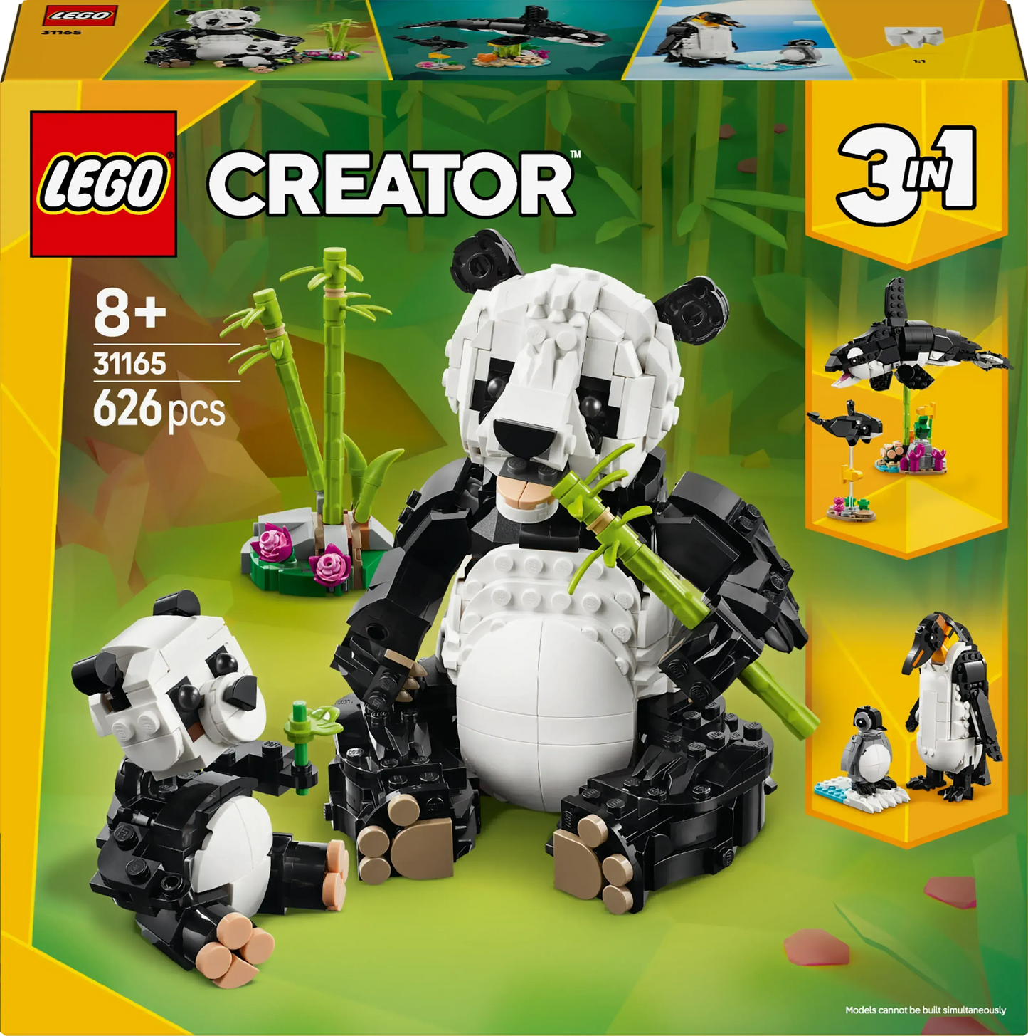 LEGO Wild Animals: Panda Family 31165 Creator 3-in-1 (expected: January 2025)