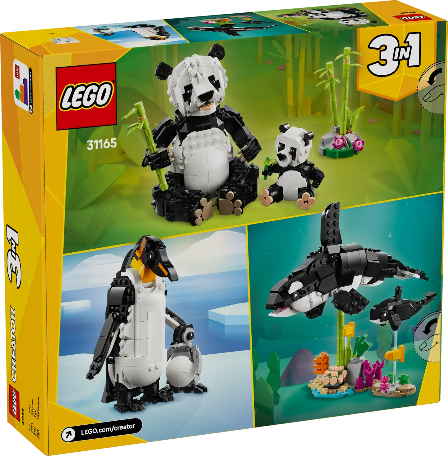 LEGO Wild Animals: Panda Family 31165 Creator 3-in-1 (expected: January 2025)