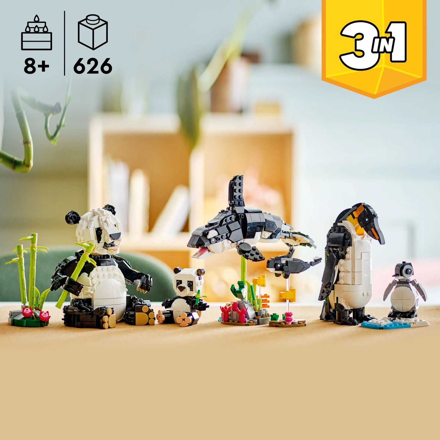 LEGO Wild Animals: Panda Family 31165 Creator 3-in-1 (expected: January 2025)
