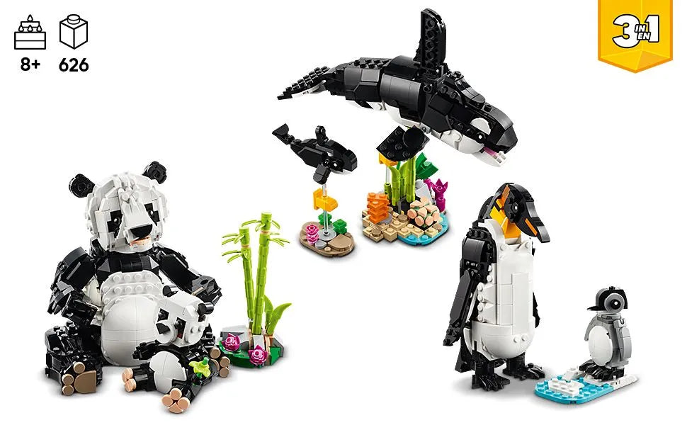 LEGO Wild Animals: Panda Family 31165 Creator 3-in-1 (expected: January 2025)