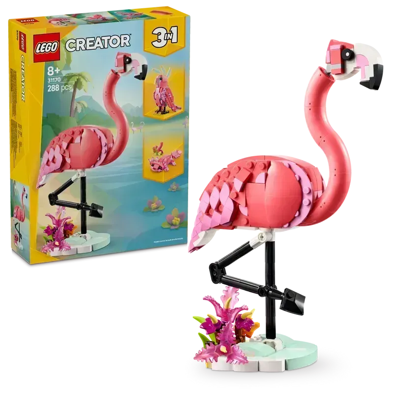 LEGO Wild Animals Rosa Flamingo 31170 Creator