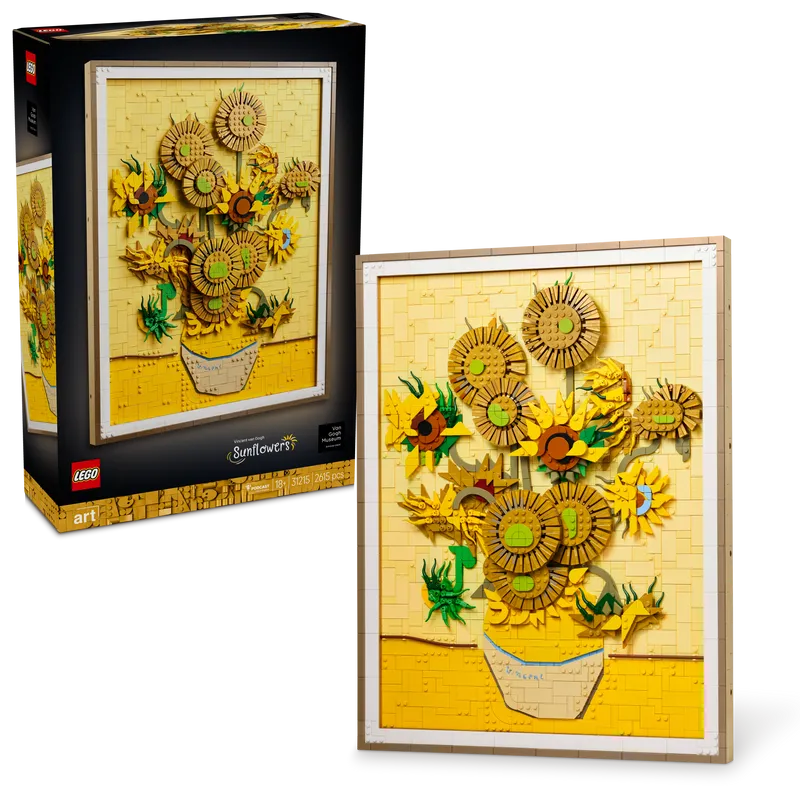 LEGO Vincent van Gogh – Sonnenblumen 31215 Art (Vorbestellung: Mai 2025)