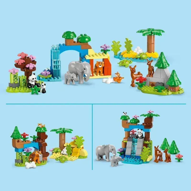 LEGO 3 in 1 Familie Wildtiere 10446 DUPLO