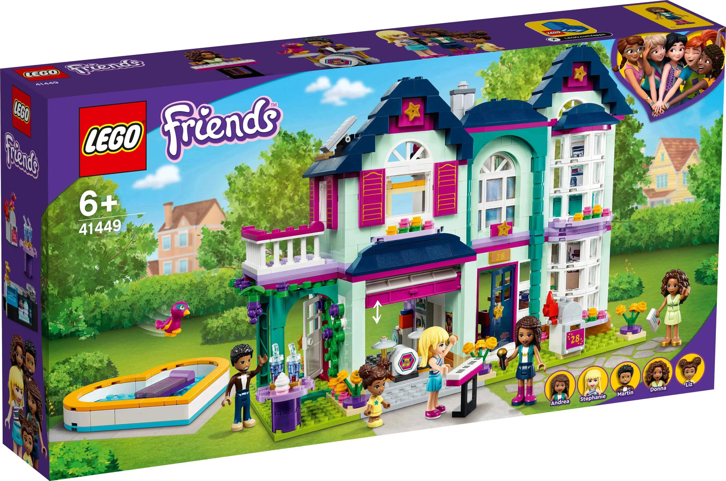 LEGO Andrea's Family House 41449 Friends