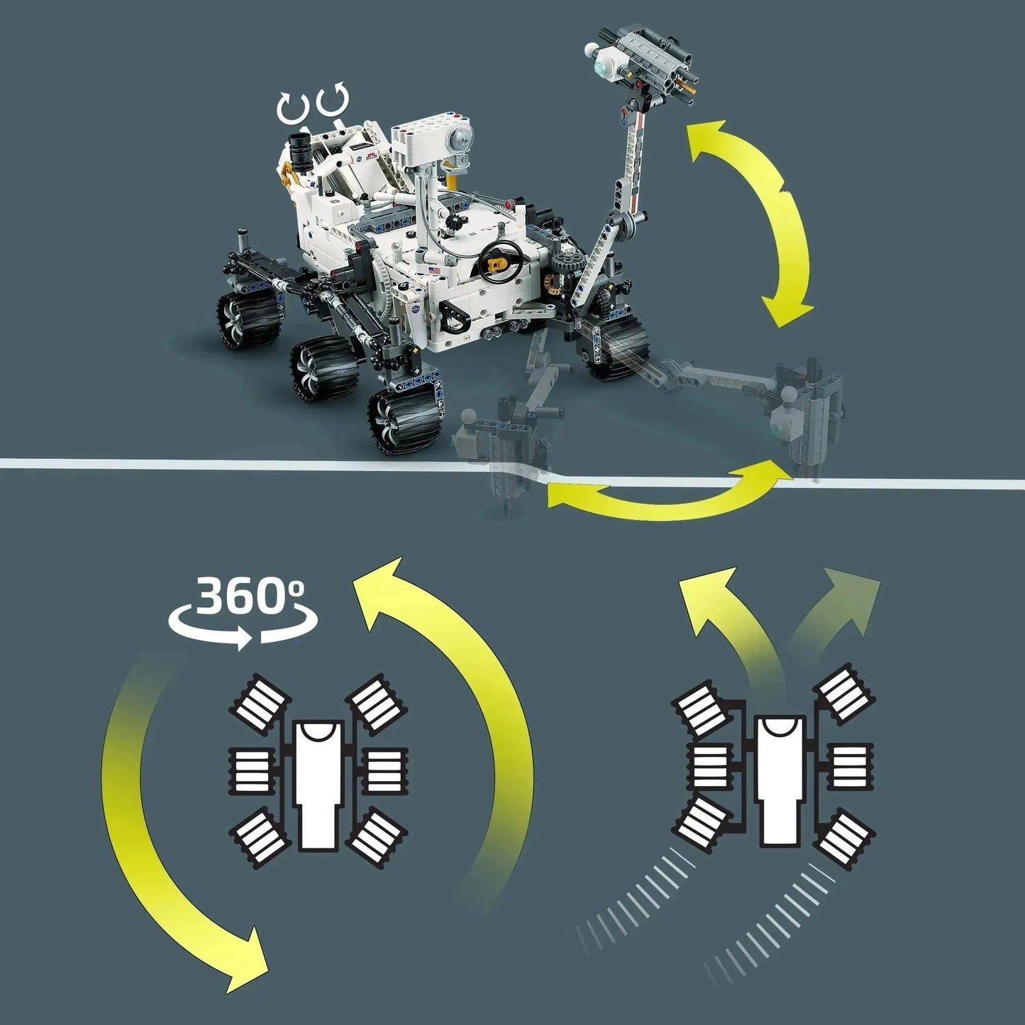 LEGO NASA Rover Perseverence Mars vehicle 42158 Technic