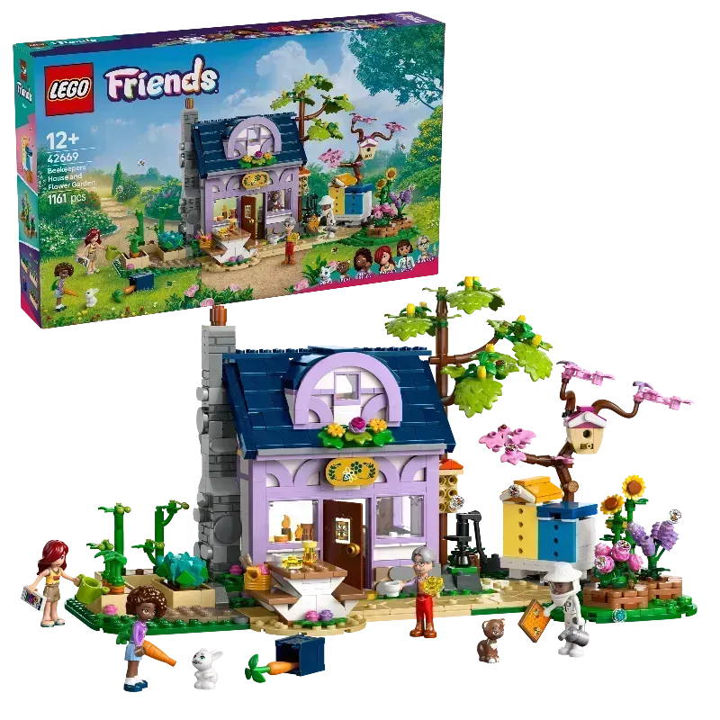 LEGO Bienenhaus und Blumen 42669 Friends