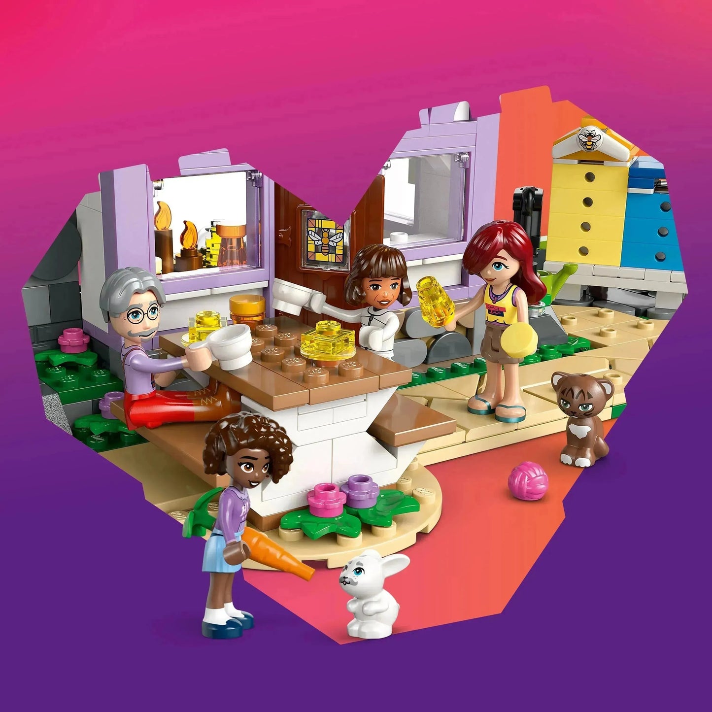 LEGO Bienenhaus und Blumen 42669 Friends