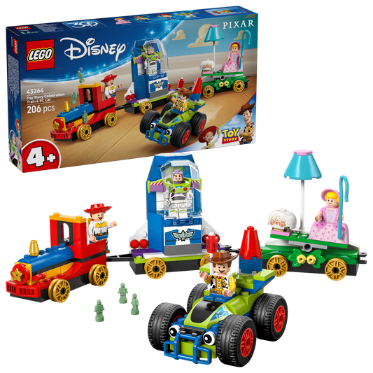 LEGO Toy Story feesttrein en RC auto 43264 Disney
