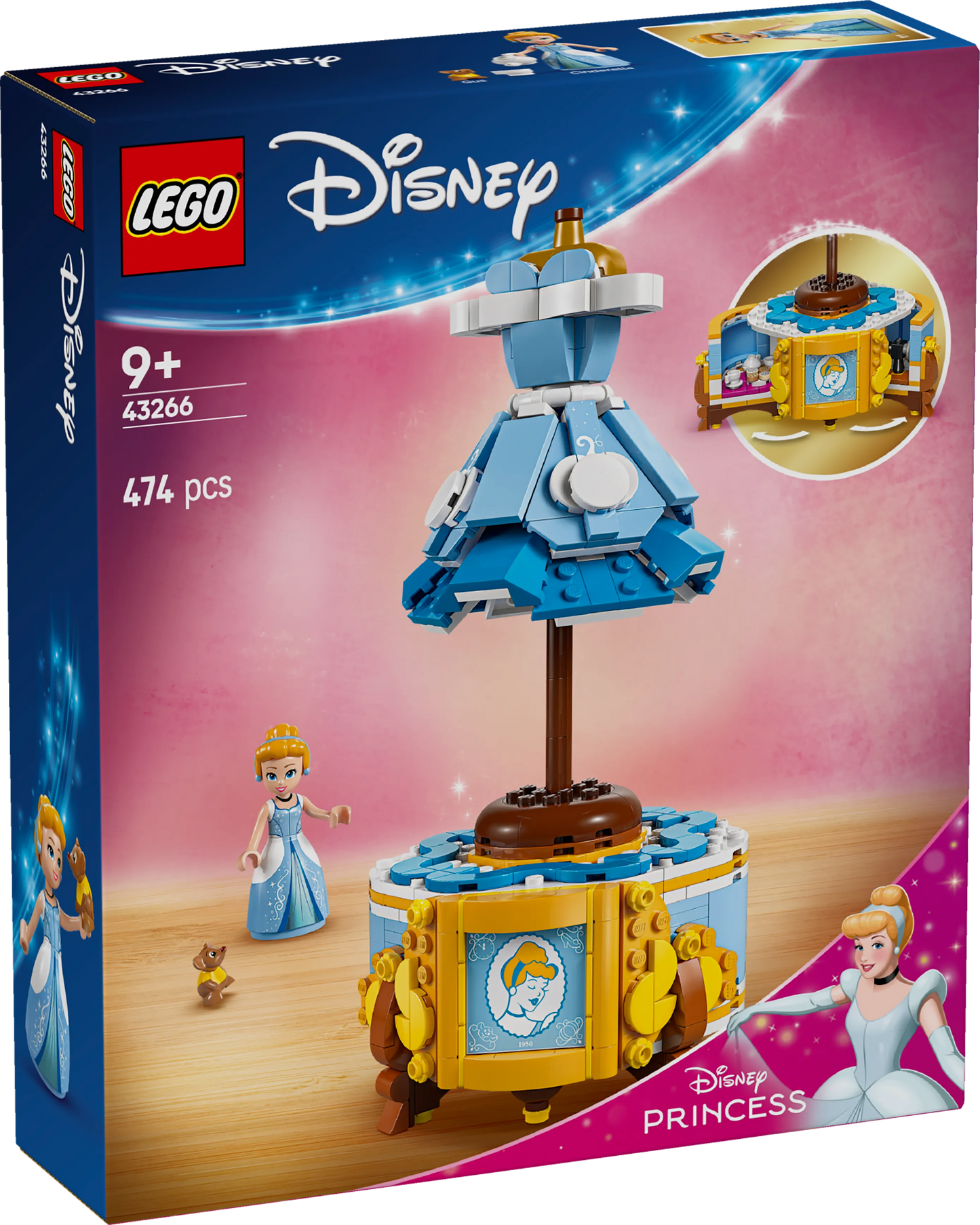 LEGO Cinderella's Dress 43266 Disney (Pre-Order: March 2025)