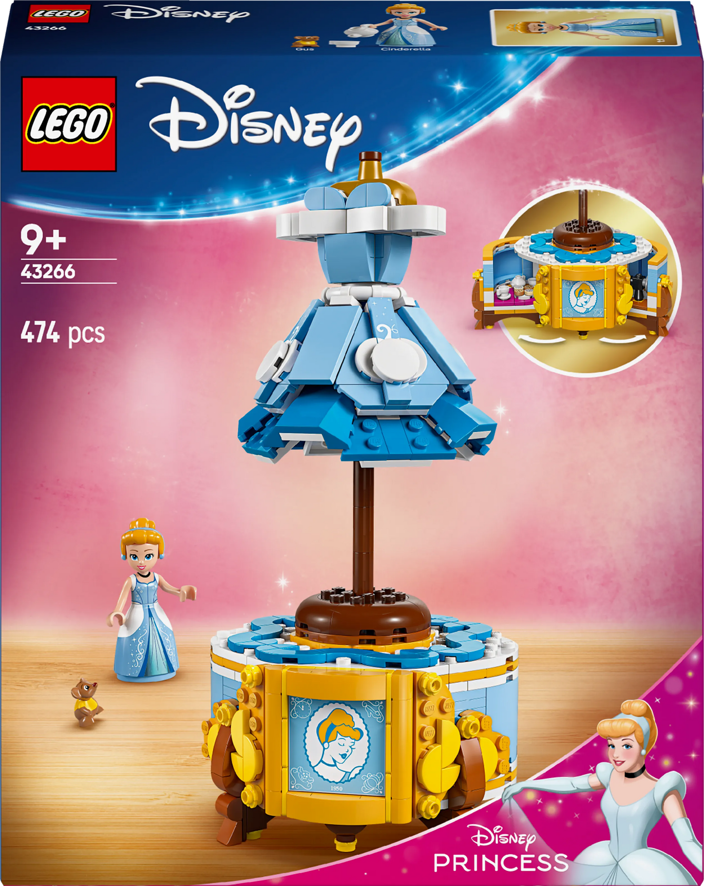 LEGO Cinderella's Dress 43266 Disney (Pre-Order: March 2025)
