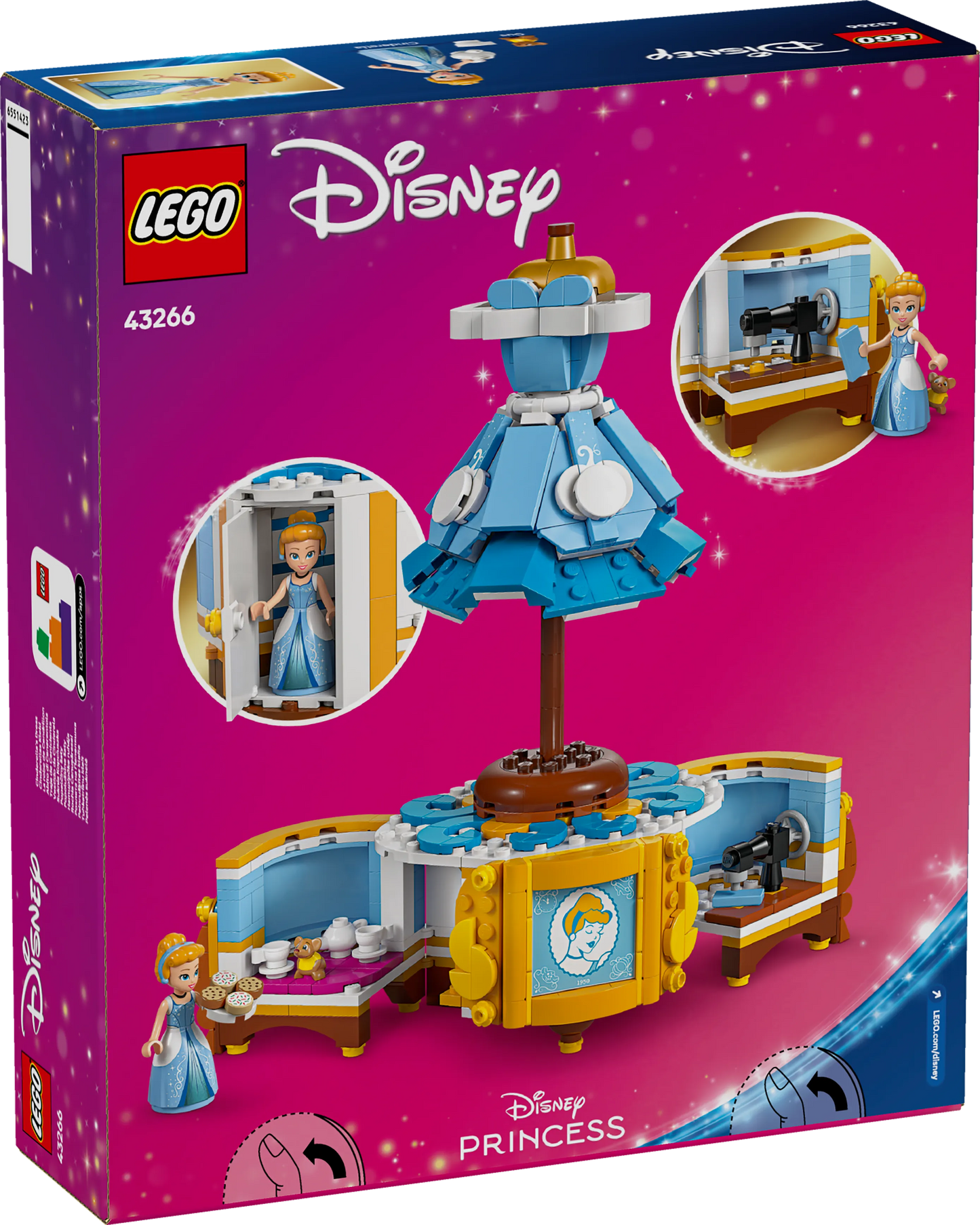 LEGO Cinderella's Dress 43266 Disney (Pre-Order: March 2025)