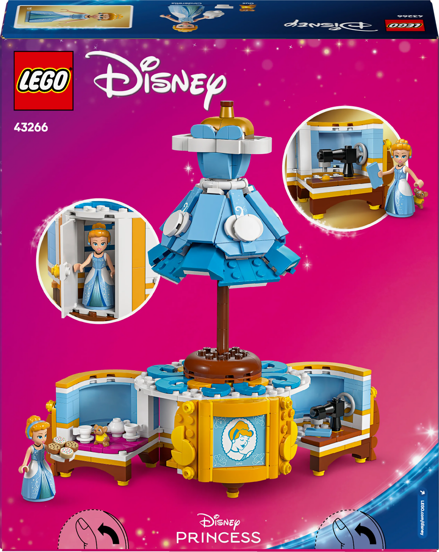 LEGO Cinderella's Dress 43266 Disney (Pre-Order: March 2025)
