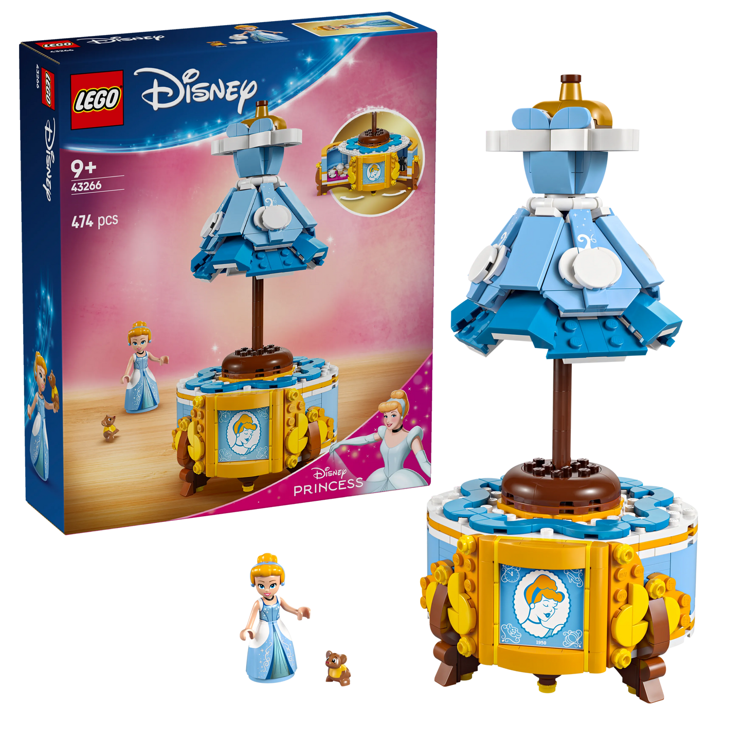 LEGO Cinderella's Dress 43266 Disney (Pre-Order: March 2025)