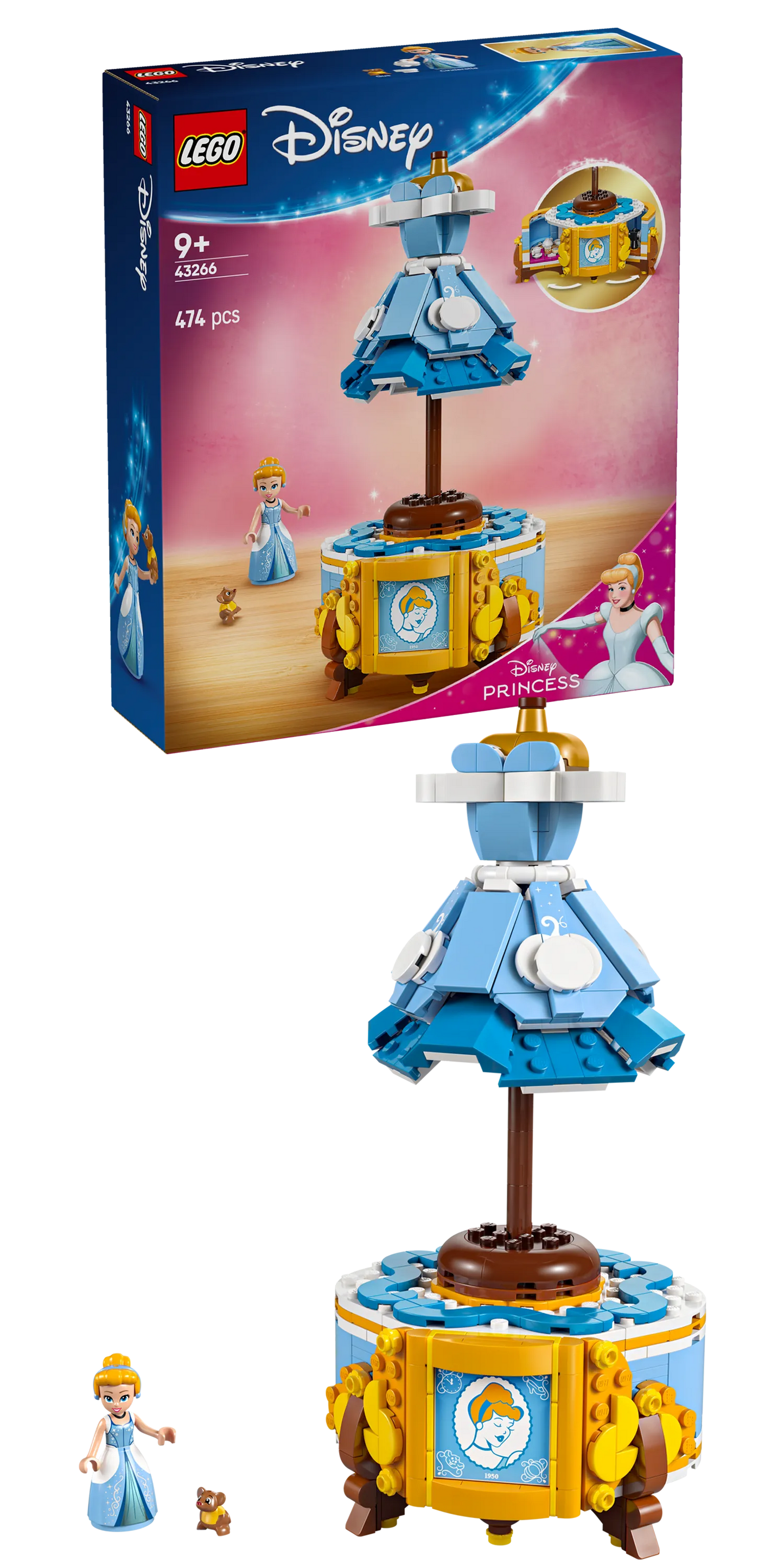 LEGO Cinderella's Dress 43266 Disney (Pre-Order: March 2025)