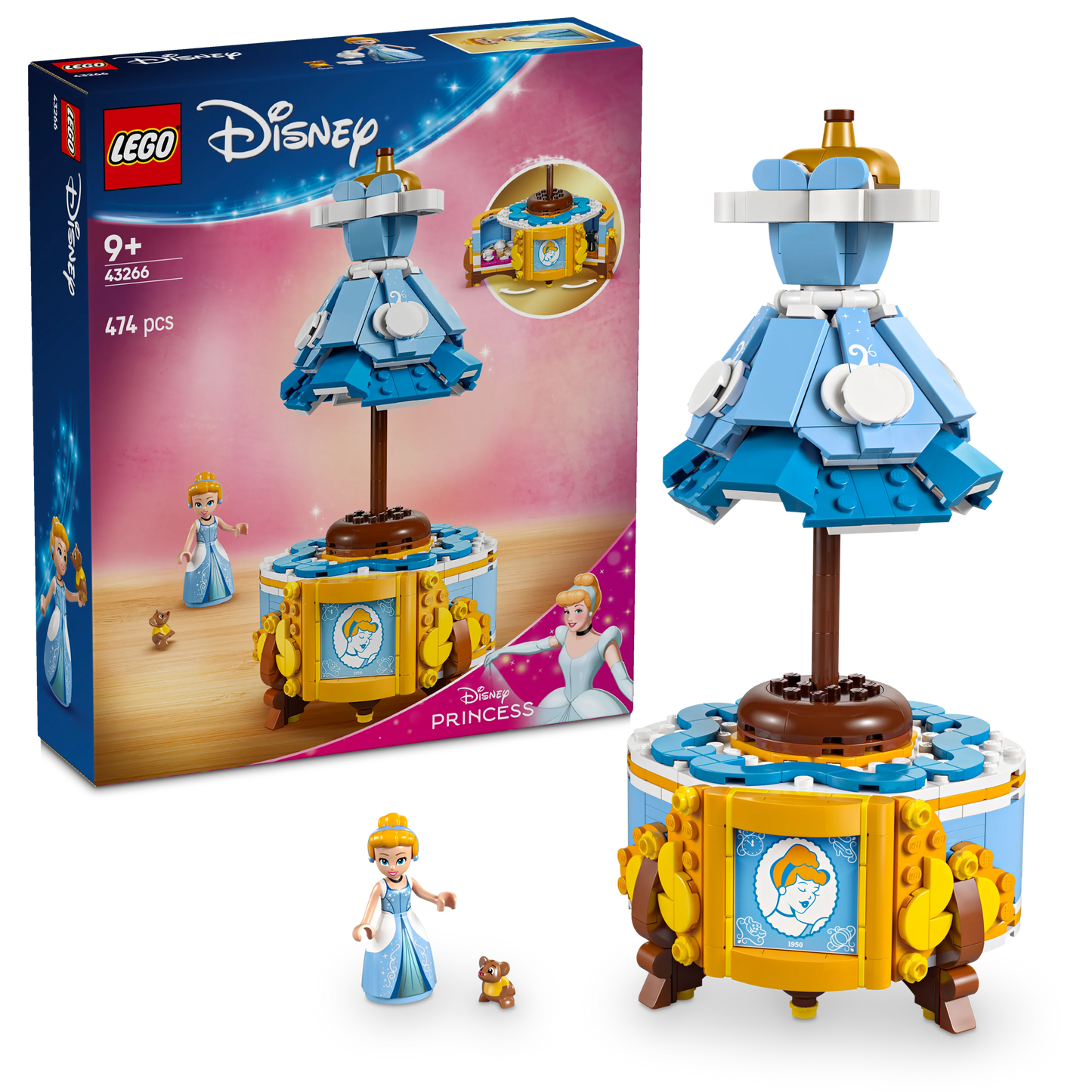 LEGO Cinderella's Dress 43266 Disney (Pre-Order: March 2025)