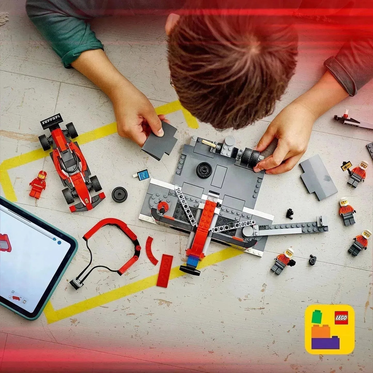 LEGO Pitcrew van de Formule 1 60443 City