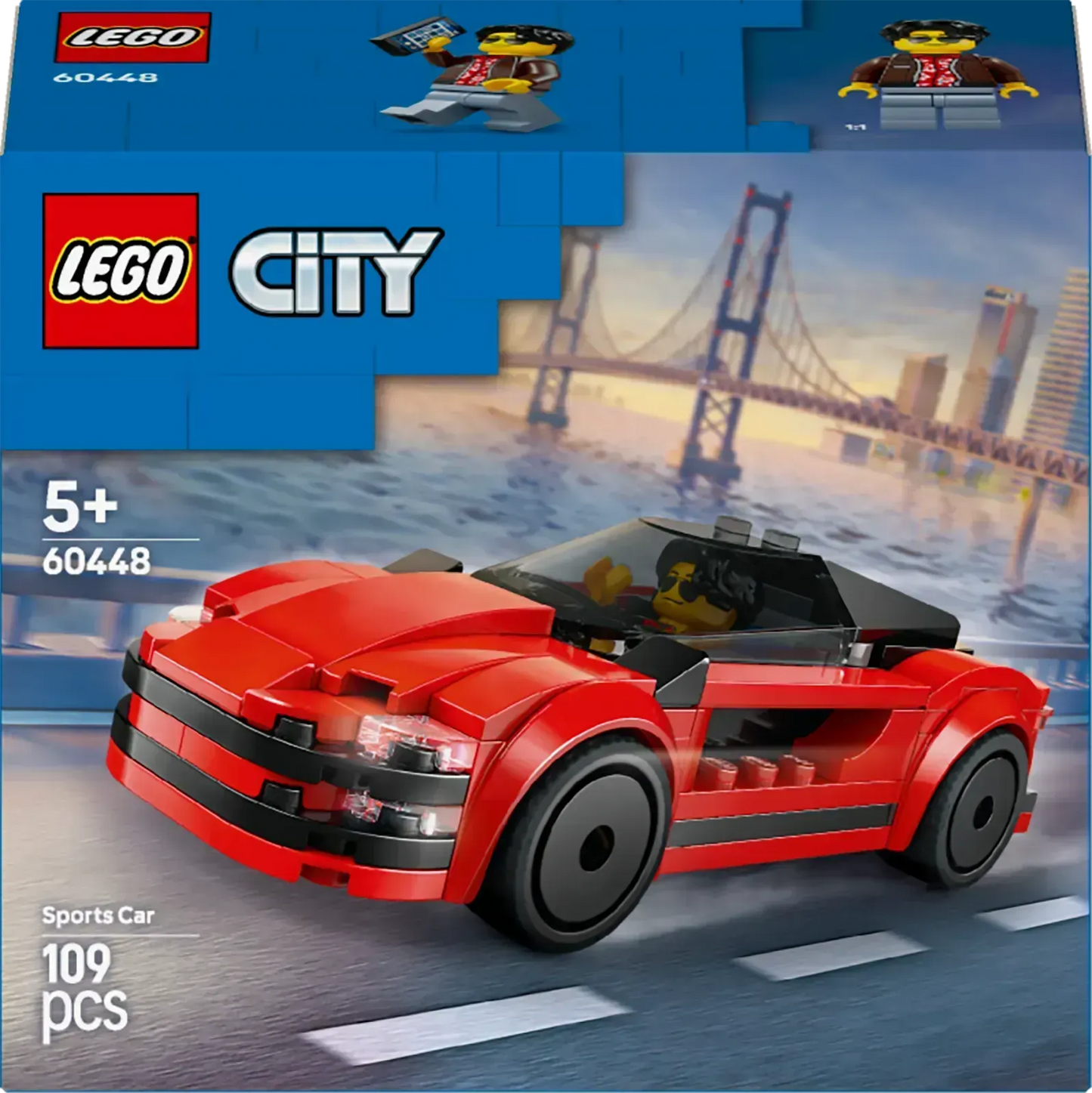 LEGO Red Sports Car 60448 City (Pre-Order: January 2025)