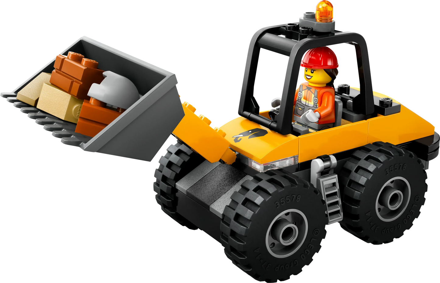 LEGO Yellow Wheel Loader Excavator 60450 City (Pre-Order: January 2025)