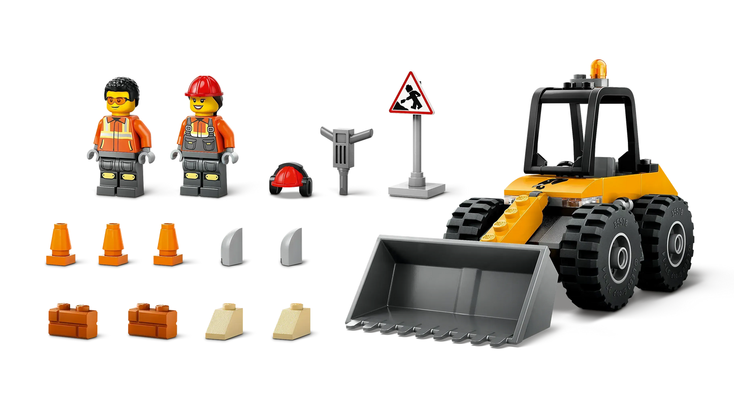 LEGO Yellow Wheel Loader Excavator 60450 City (Pre-Order: January 2025)