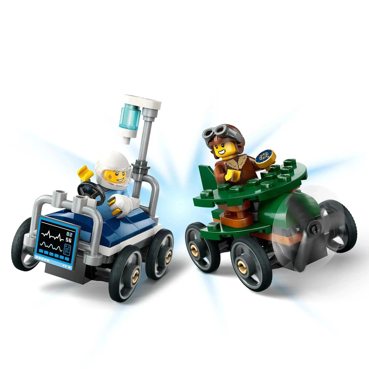 LEGO Race Car Pack: Airplane vs Hospital Bed 60459 City (Pre-Order: January 2025)