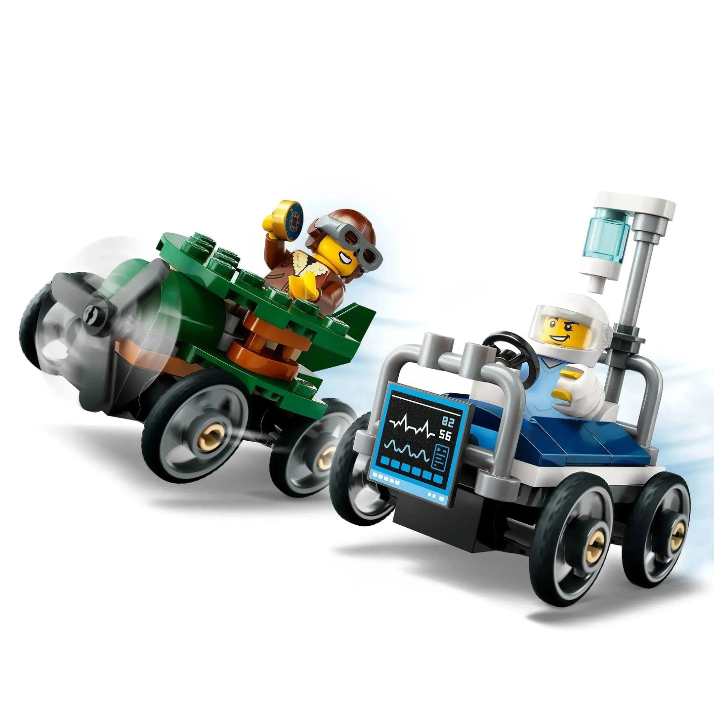 LEGO Race Car Pack: Airplane vs Hospital Bed 60459 City (Pre-Order: January 2025)