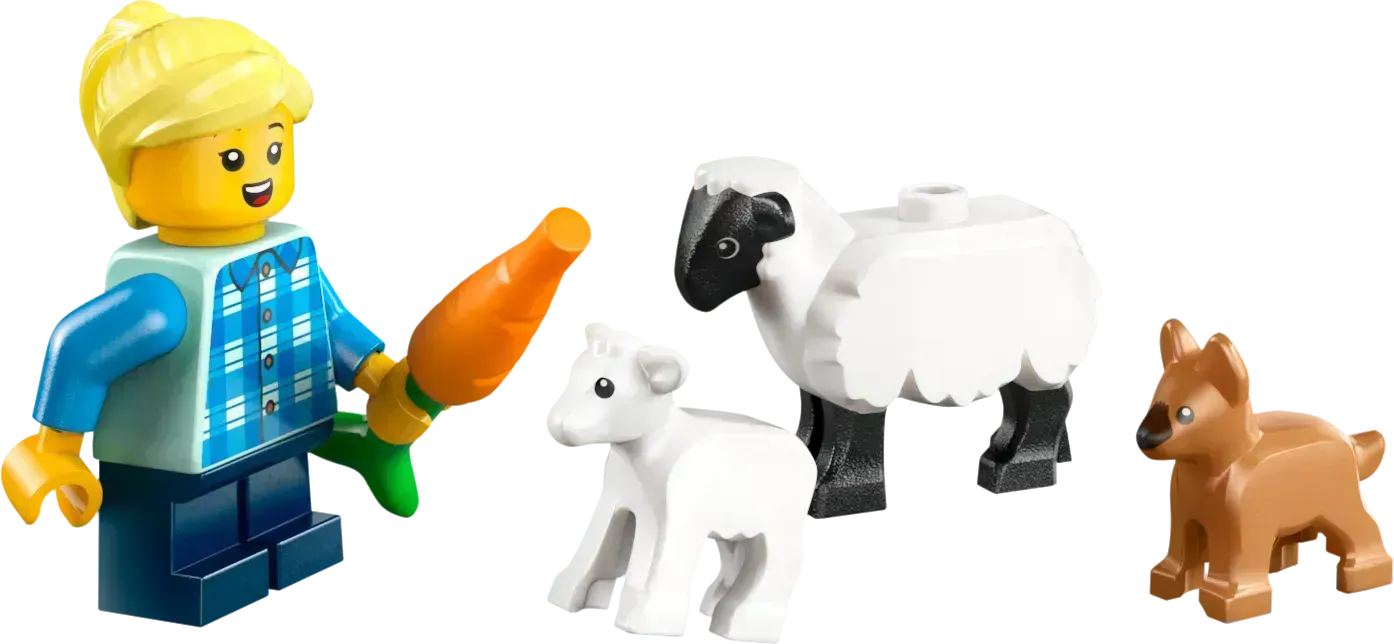 LEGO Red Tractor with Trailer and Sheep 60461 (Pre-Order: January 2025)