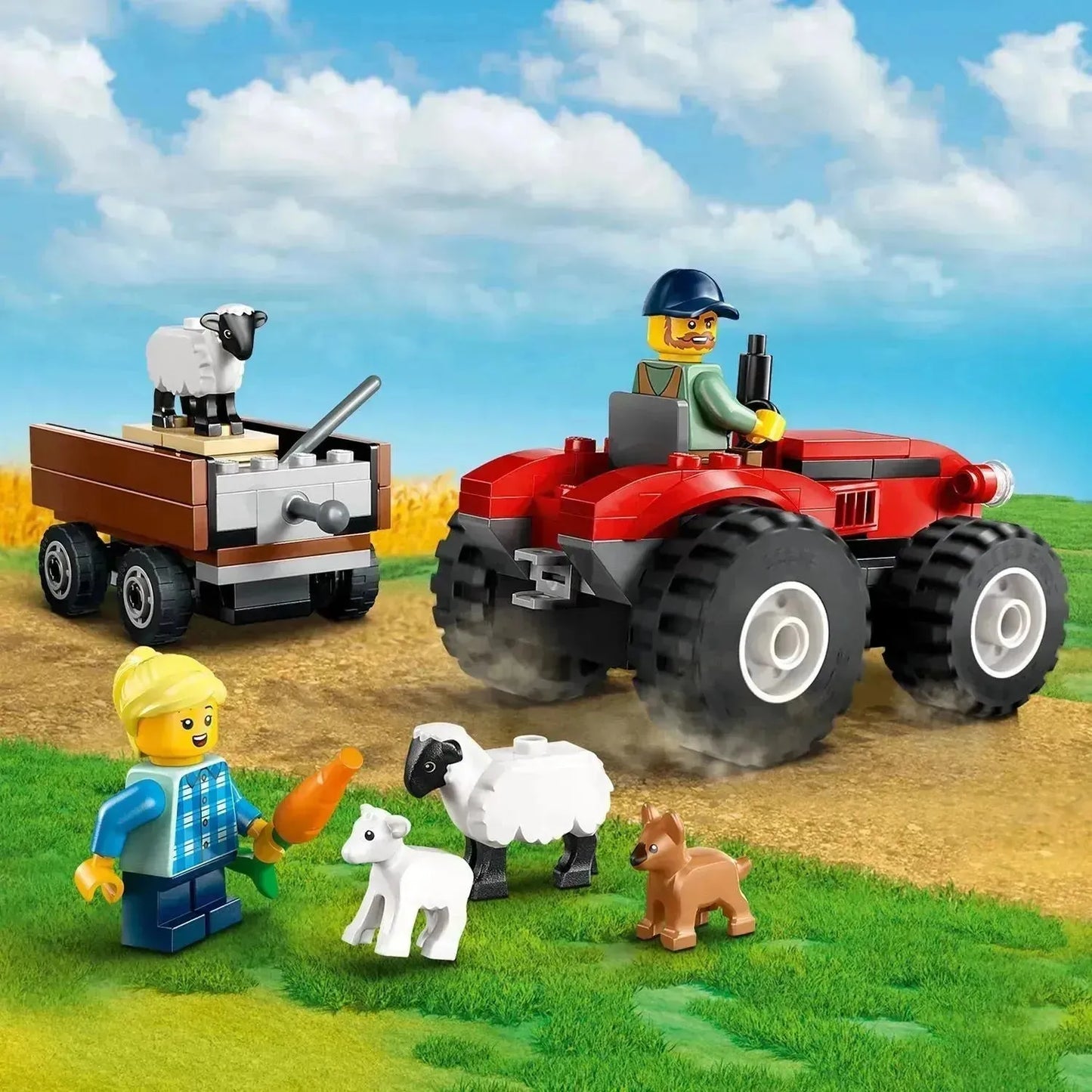 LEGO Red Tractor with Trailer and Sheep 60461 (Pre-Order: January 2025)