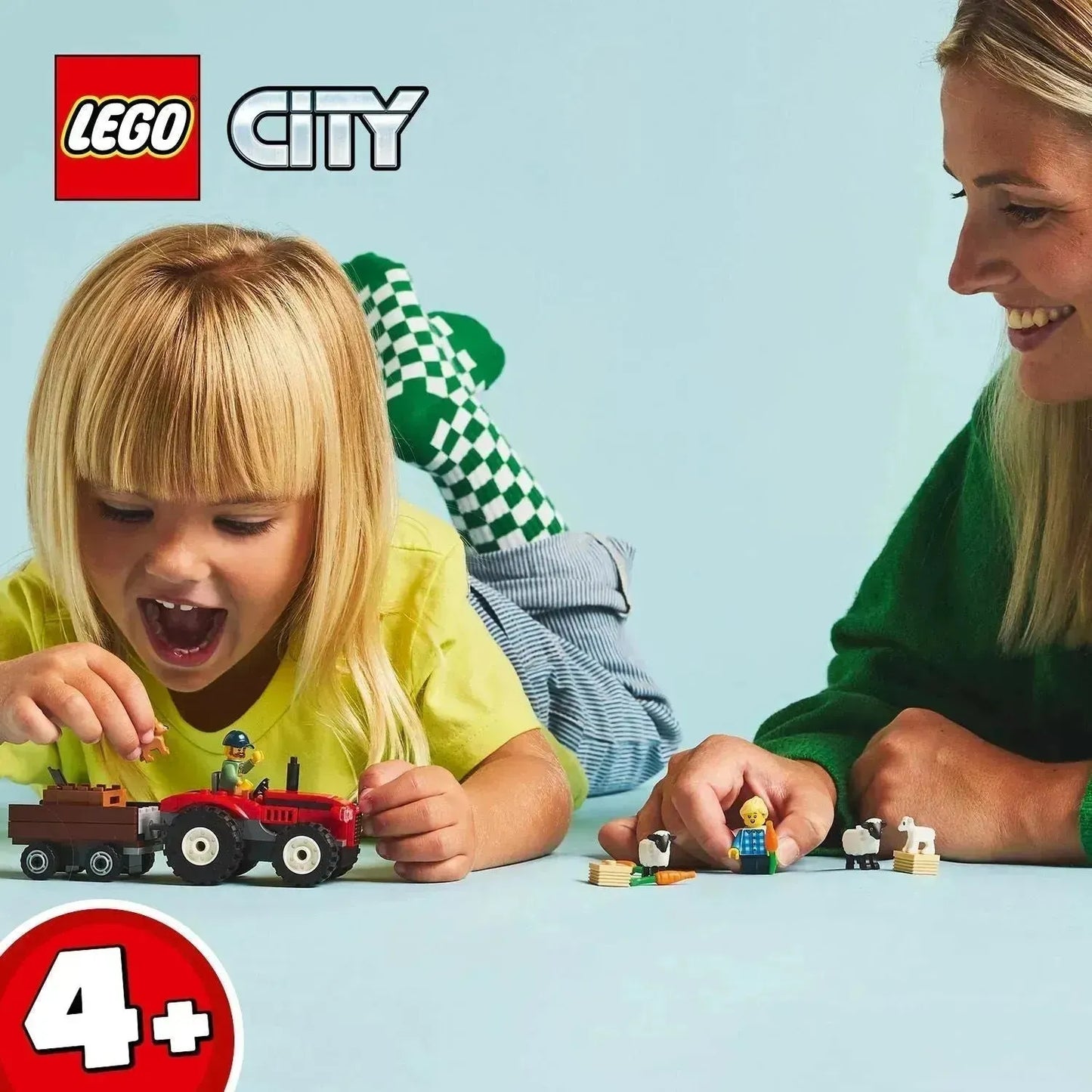 LEGO Red Tractor with Trailer and Sheep 60461 (Pre-Order: January 2025)